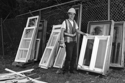 Professionals removing furniture during home clearance in Hendon