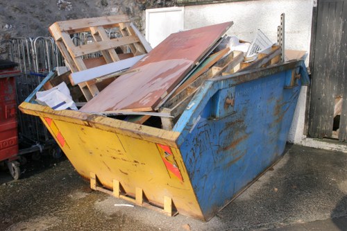 Hendon home clearance team organizing items